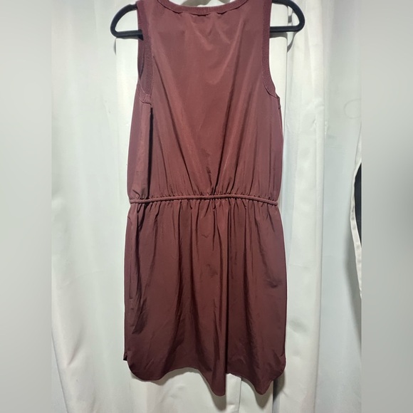 Athleta Rincon Chocolate Featherweight Midi Sleeveless Mini Dress - Picture 5 of 7